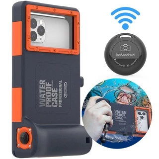 Capa Case Celular a Prova D’Água SHELLBOX Mergulho Controle Piscina Praia Smartphone Galaxy Iphone