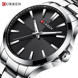 Curren Relógio Masculino Moderno De Luxo Em Aço Inoxidável À Prova D 