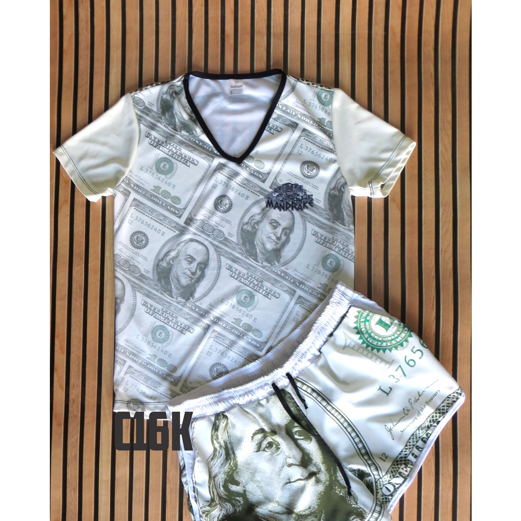 Kit Império Mandrake Cria de Quebrada Favela babylook + Short Cod30