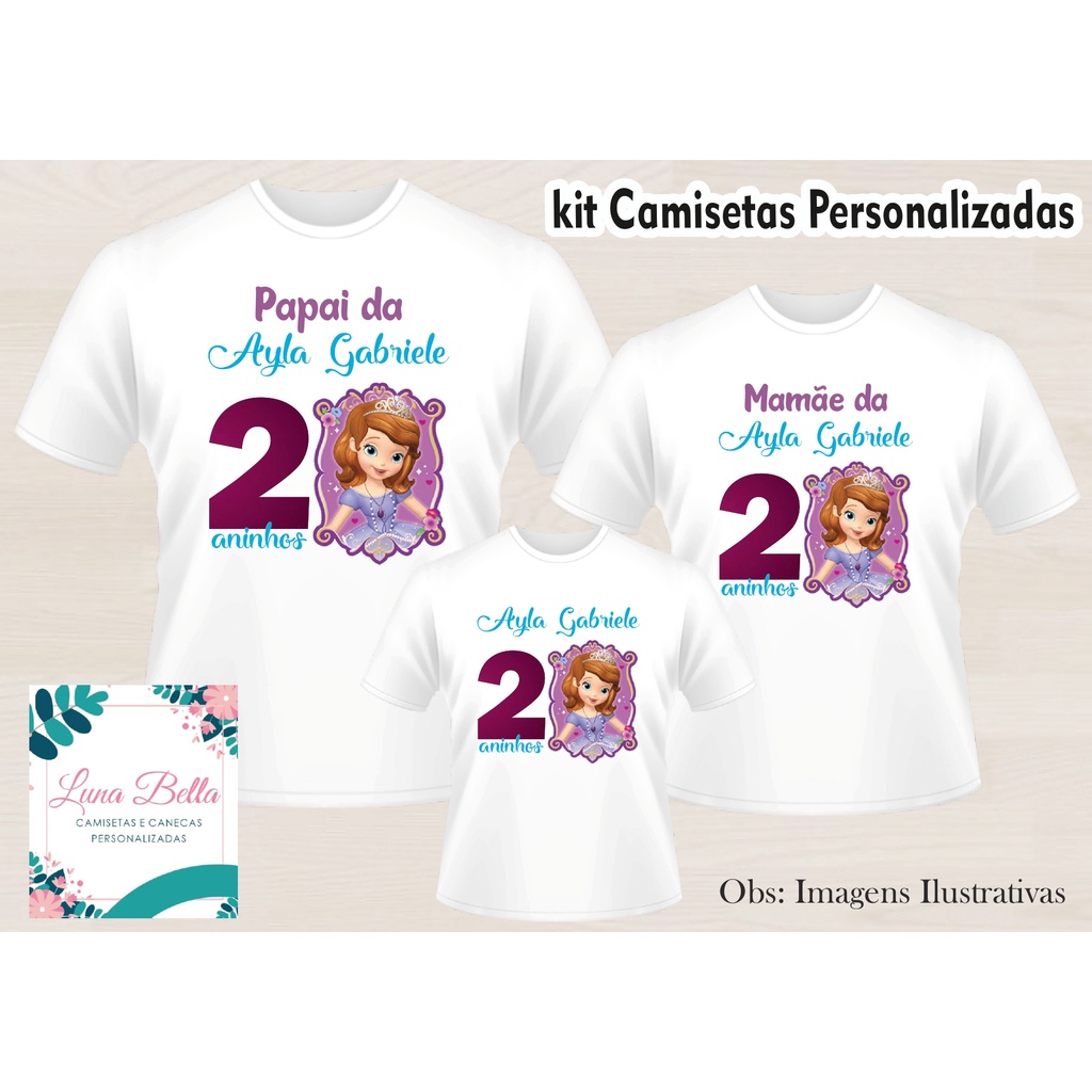 Playeras personalizadas de online princesita sofia