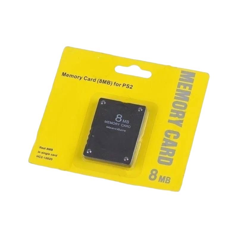 8MB Ps2 Memory Card-Blue - D&J Computers And Games