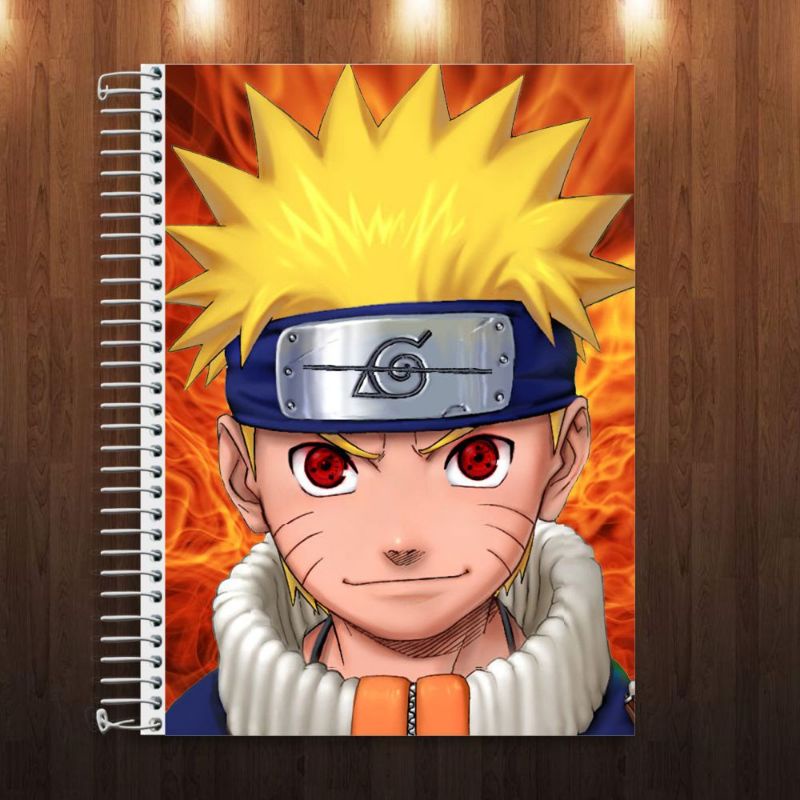 Kit 2 Cadernos Naruto Shippuden + Caderno Desenho Naruto - SD