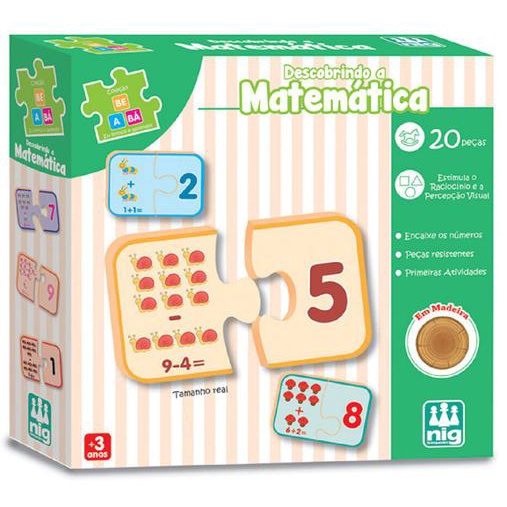 Jogo Educativo Descobrindo a Matematica - Nig Brinquedos