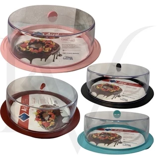 Porta Bolo Boleira Redondo Com Tampa Acrílica Transparente – Armazenar o bolo, Torta