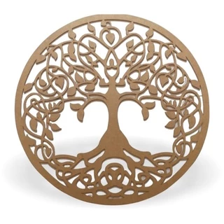 Mandála Árvore da Vida Mdf 60cm Decorção Parede Enfeite Casa