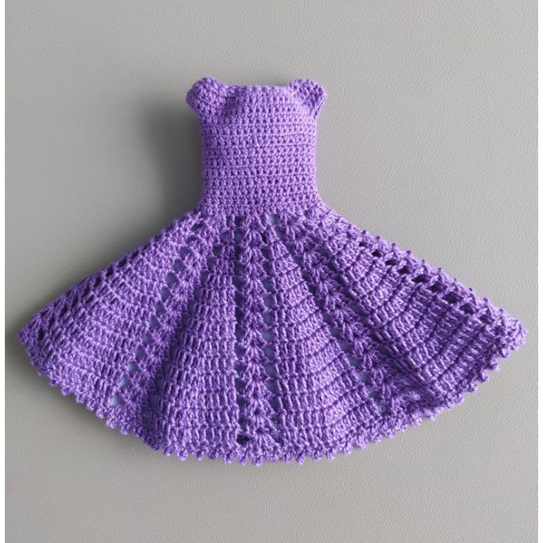 Vestido De Barbie Em Croche Para A Boneca Barbie