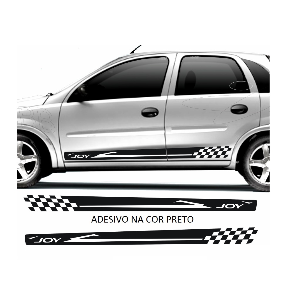 Faixa Lateral Corsa Sedan Joy Chevrolet Adesivo Par Kit Cs0301