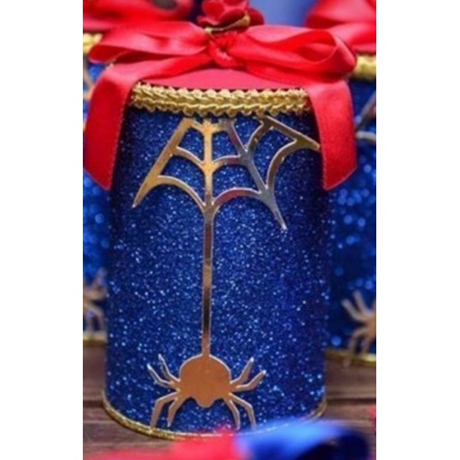 TAG para Latinha - Homem aranha - pacote com 10 unidades NÃO ACOMPANHA COFRINHO