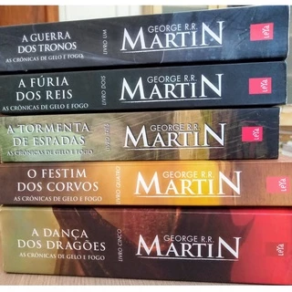 livros as Crônicas de Gelo e Fogo - George R. R. Martin