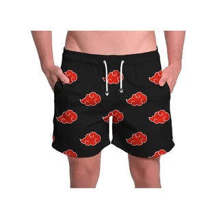 Short Naruto Nuvem Akatuski Praia
