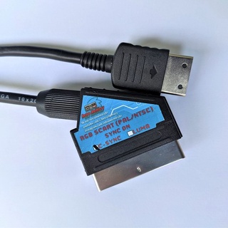 Cabo Rgb Scart Csync Blindado Para Sega Dreamcast