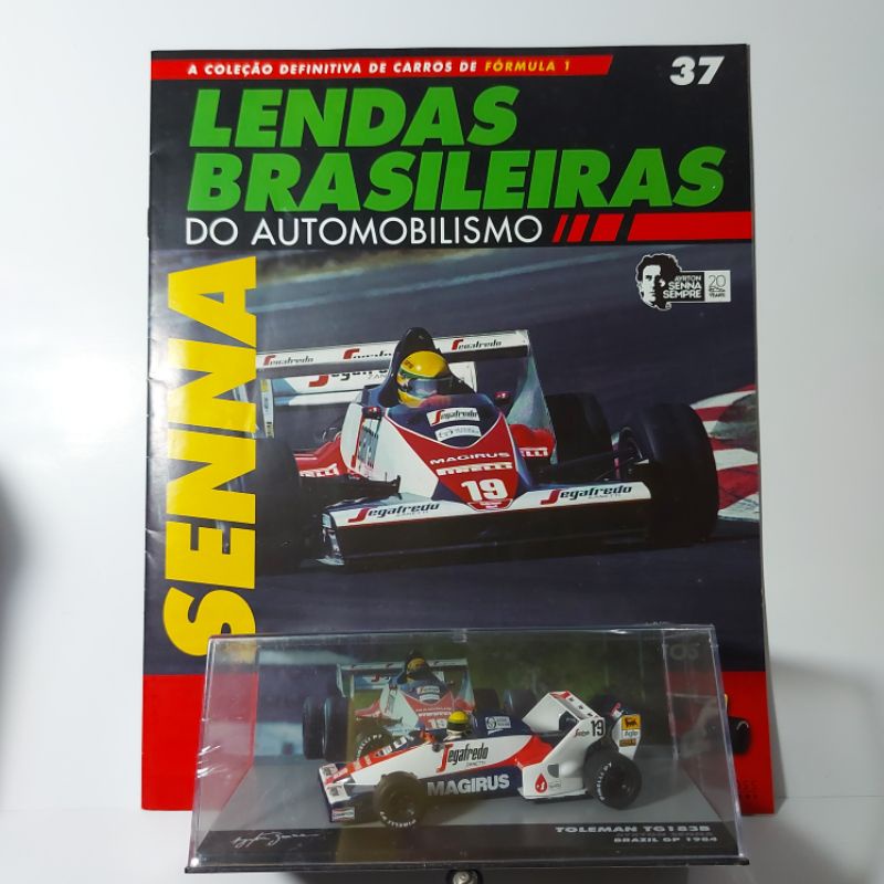 Toleman TG183B Ayrton Senna GP Brazil 1984 Ed 37 Lendas
