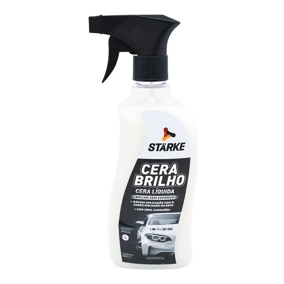 Cera De Carnaúba Automotiva Carro Preto / Branco Liquida Wax | Shopee ...