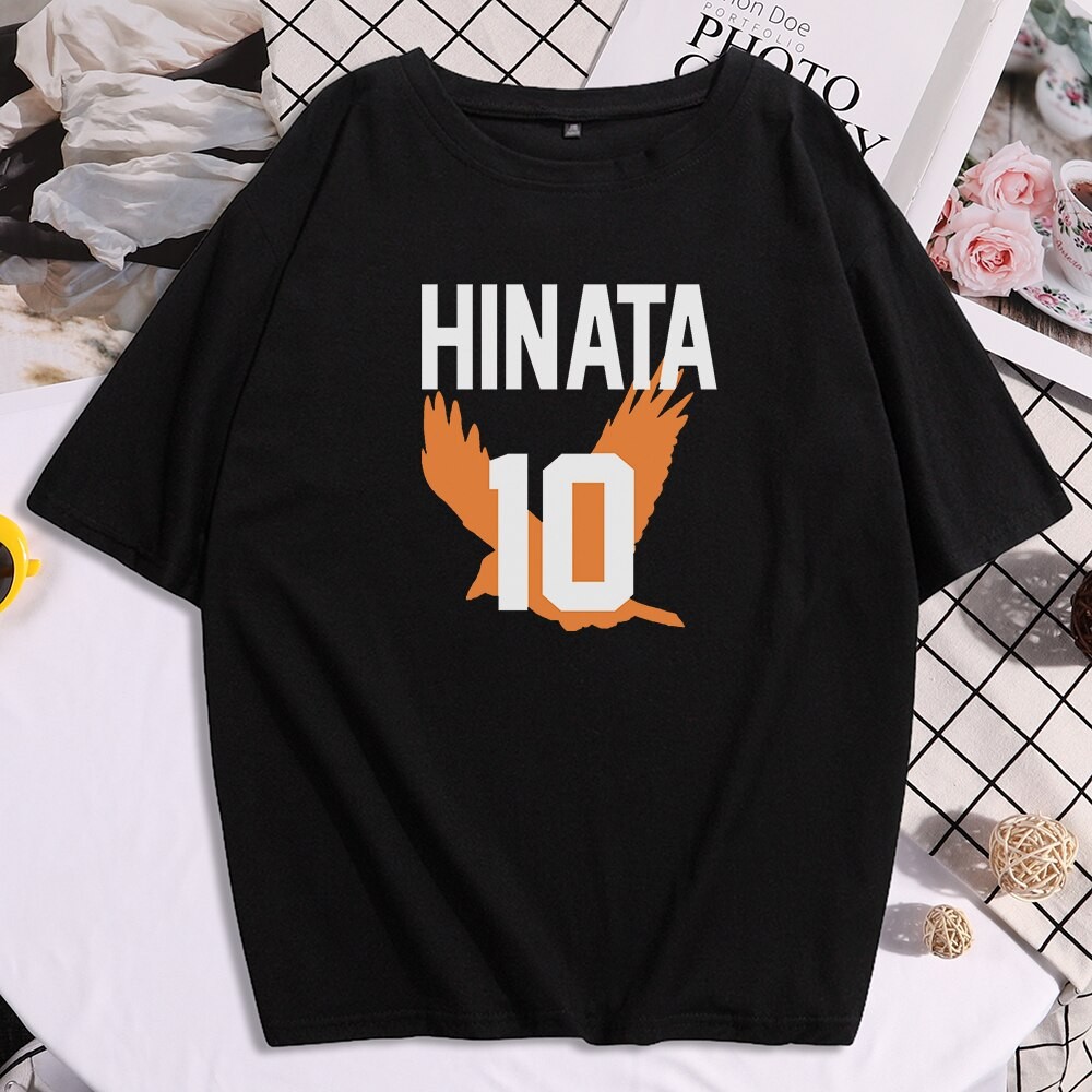 90s japonês anime haikyuu shoyo hinata kawaii roupas unisex com