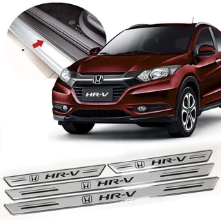 Soleira De Porta Platinum Honda Hrv Prata Resinado 4 pçs