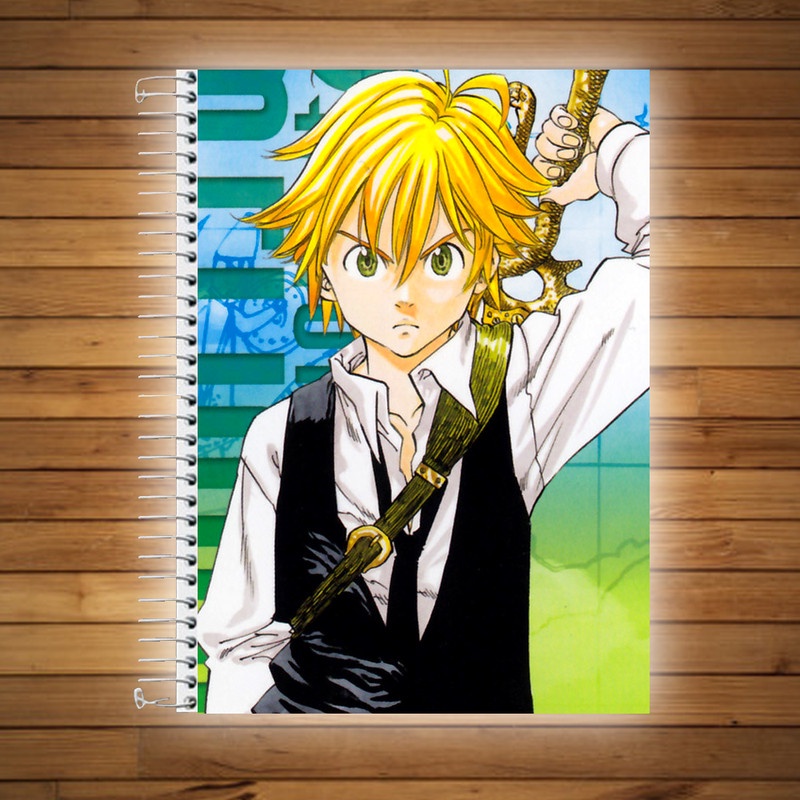 Caderno Personalizado Anime Nanatsu No Taizai / Meliodas