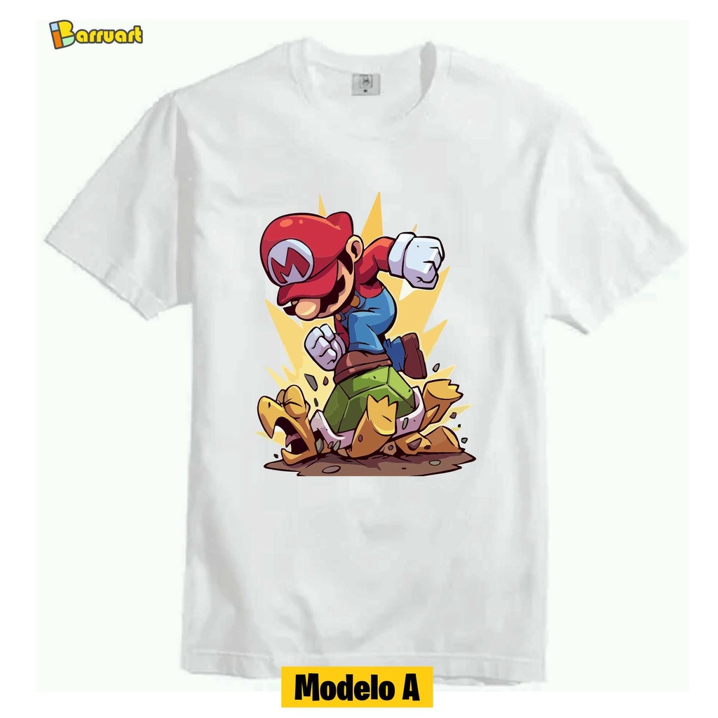 Camiseta Super Mario Luigi Retrô Game Anos 90 | Shopee Brasil