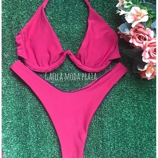 Biquini De Aro S/ Bojo + Calcinha Asa Delta| Biquíni Feminino