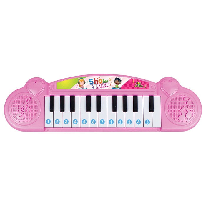 Teclado Infantil Rosa Piano de Brinquedo Vários Sons -Center - My