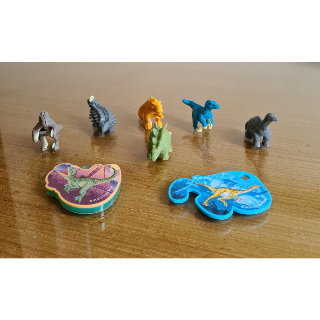 Coleção completa Dinossauros Jurassic World Kinder Ovo