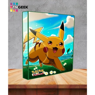 Pasta Álbum tipo Fichário para Cards Pokémon (c/ 10 cartas aleatórias)