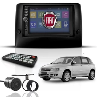 Kit Central Multimídia 2 Din Mp5 Espelha Dvd Bluetooth Fiat Stilo