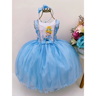 Vestido cinderela best sale infantil original