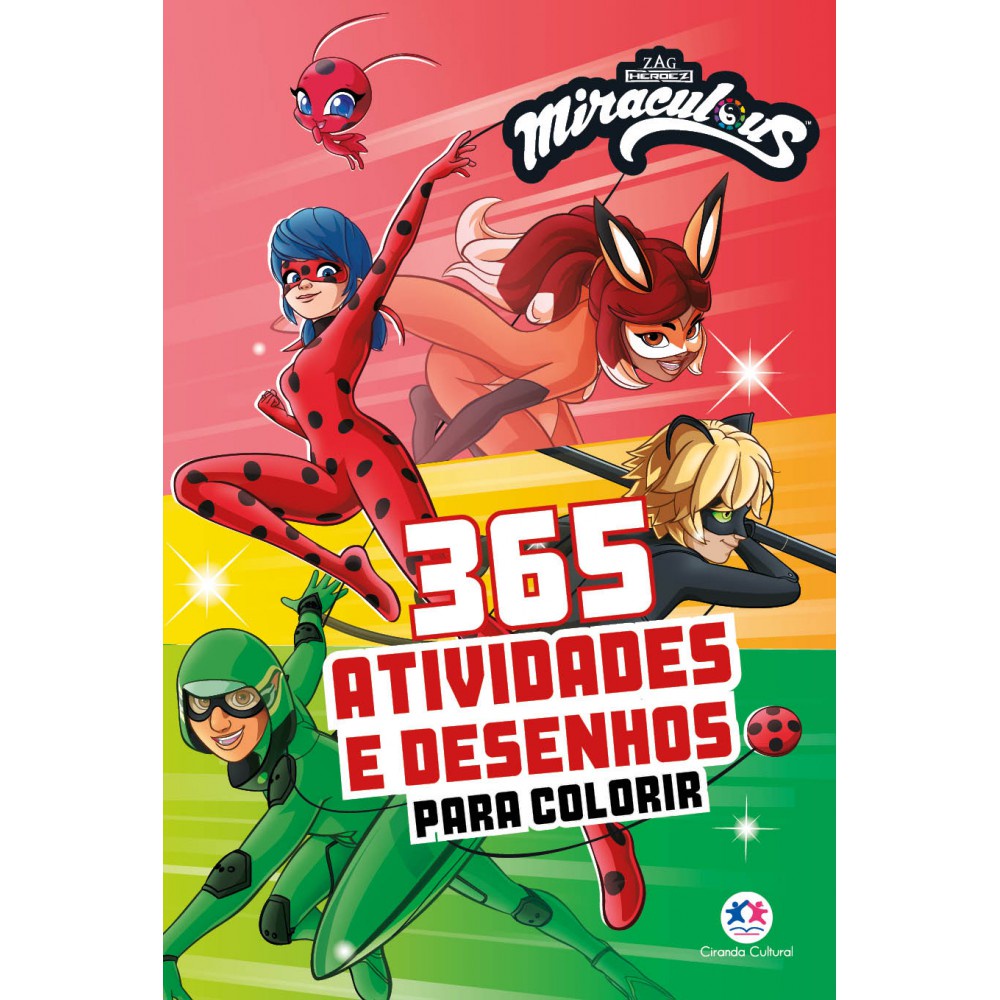 Ladybug e Cat Noir 05 – Imagens para Colorir