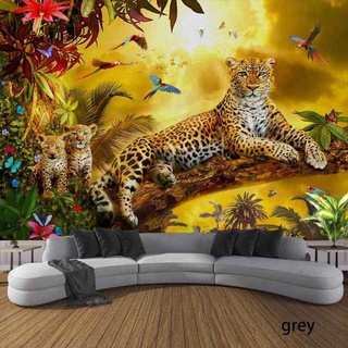 Tigre tapeçaria 3d impresso realista animal pano de fundo colorido sala  estar parede pendurado poliéster mural casa decorações - AliExpress