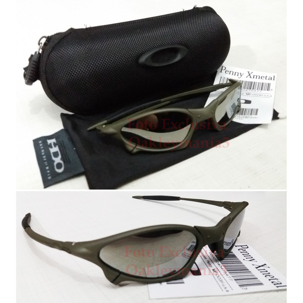 Oculos Penny XMETAL Lente Prata Liquid metal Polarizada + case