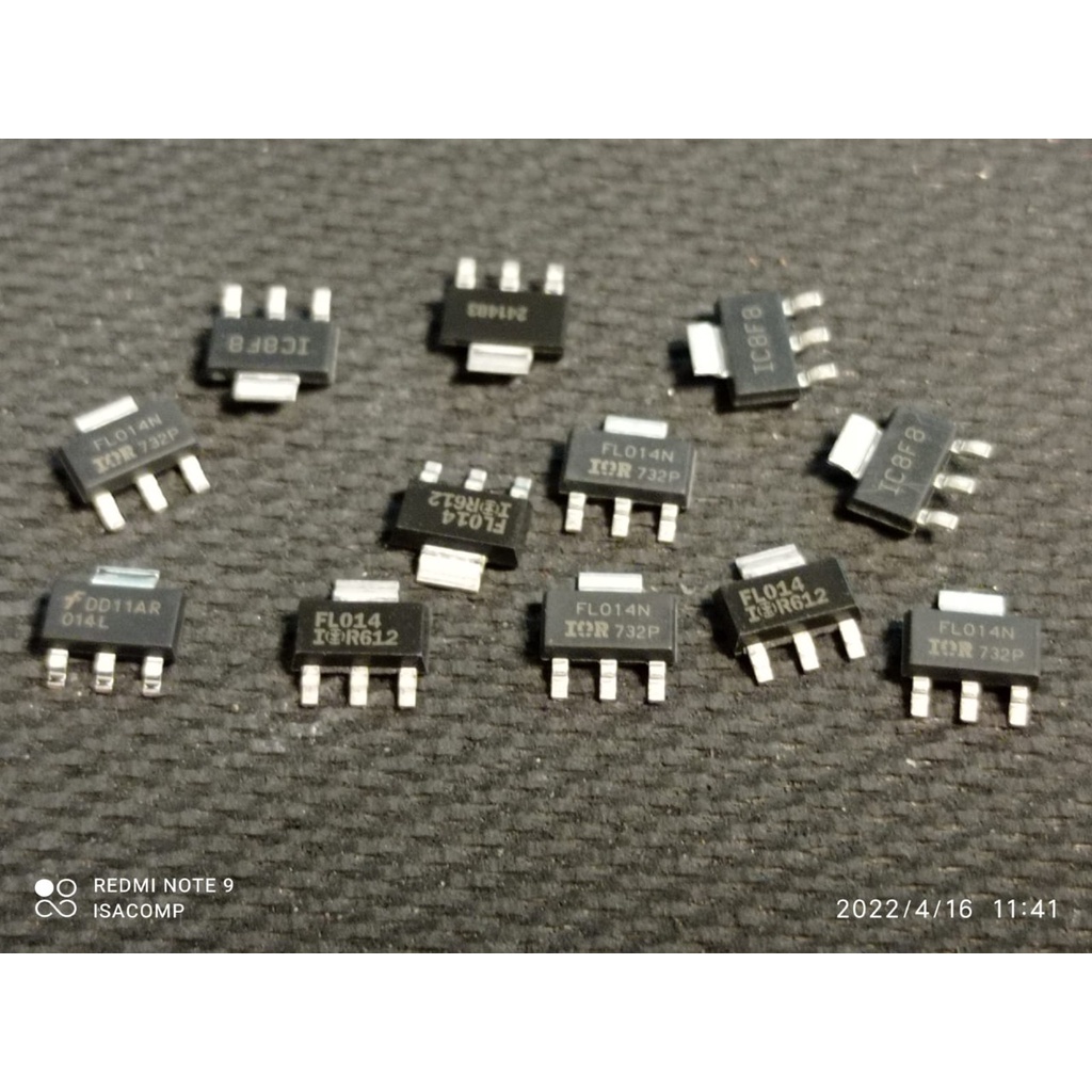 2x Transistor Irfl014n fl014n Mosfet N 1,9amp 55v Smd Ir