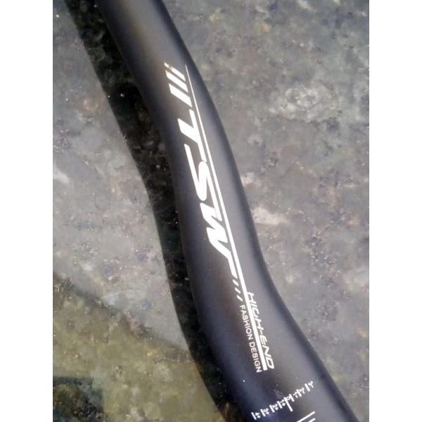 Guidão Bicicleta Mtb TSW em Alumínio 720mm 31.8mm Curvo