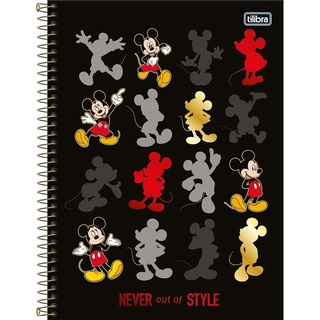CADERNO 01X1 CAPA DURA MICKEY 80FLS.