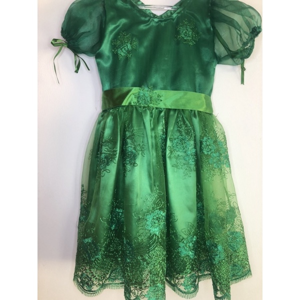 Vestido de cetim com best sale renda infantil