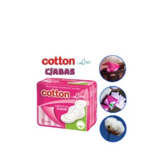 Absorvente modis com E sem ABAS (escolha) baratinho cuidados da mulher otima qualidade cobertura suave - Cotton promoção c/8 unidades 5.0