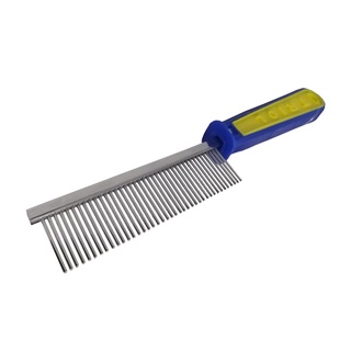 Pente Aço Cabo Plastico Profissional Banho Tosa 40 Dentes