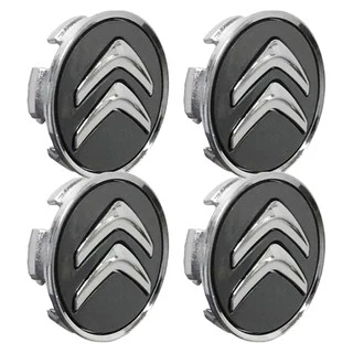 Kit Calotinha Tampa Roda Citroen C3 C4 C5 Ds4 Grafite - 58mm Promoção