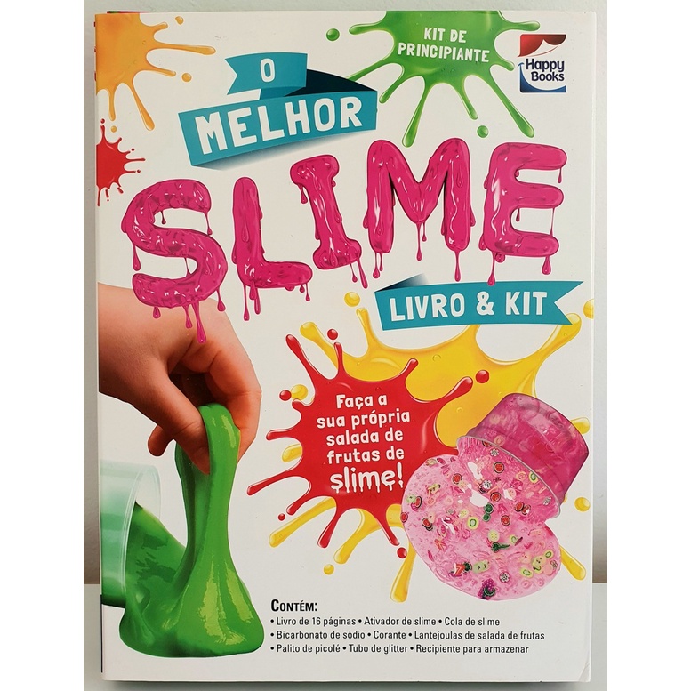 O Melhor Slime - Livro e Kit (Em Portugues do Brasil): Happy Books