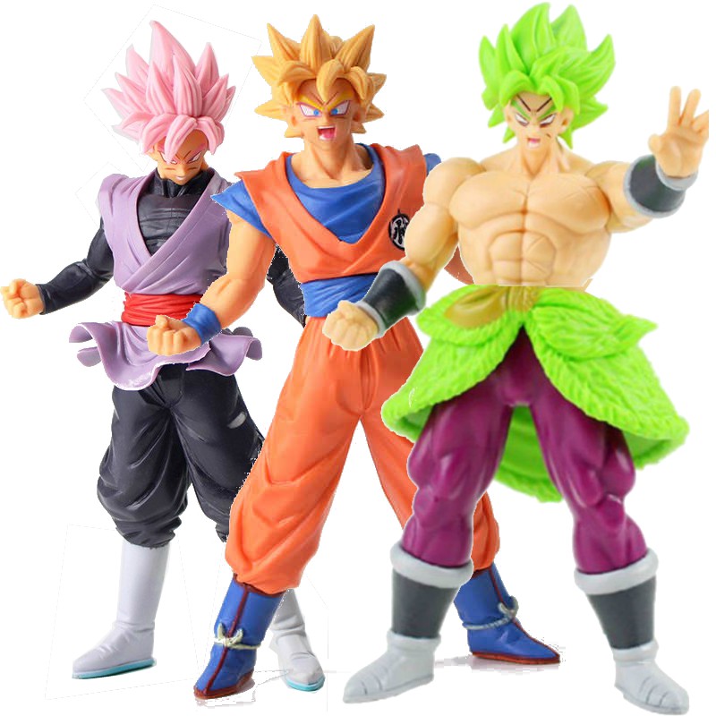 Kit 3 Bonecos Dragon Ball Super Broly, Goku, Vegeta, Produto Masculino  Dragon Ball Super Nunca Usado 86368005