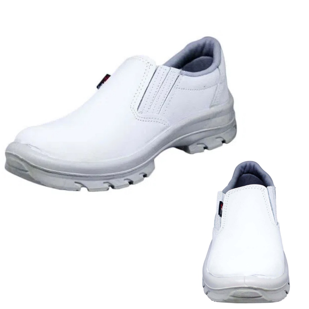 Sapato branco hot sale de plastico