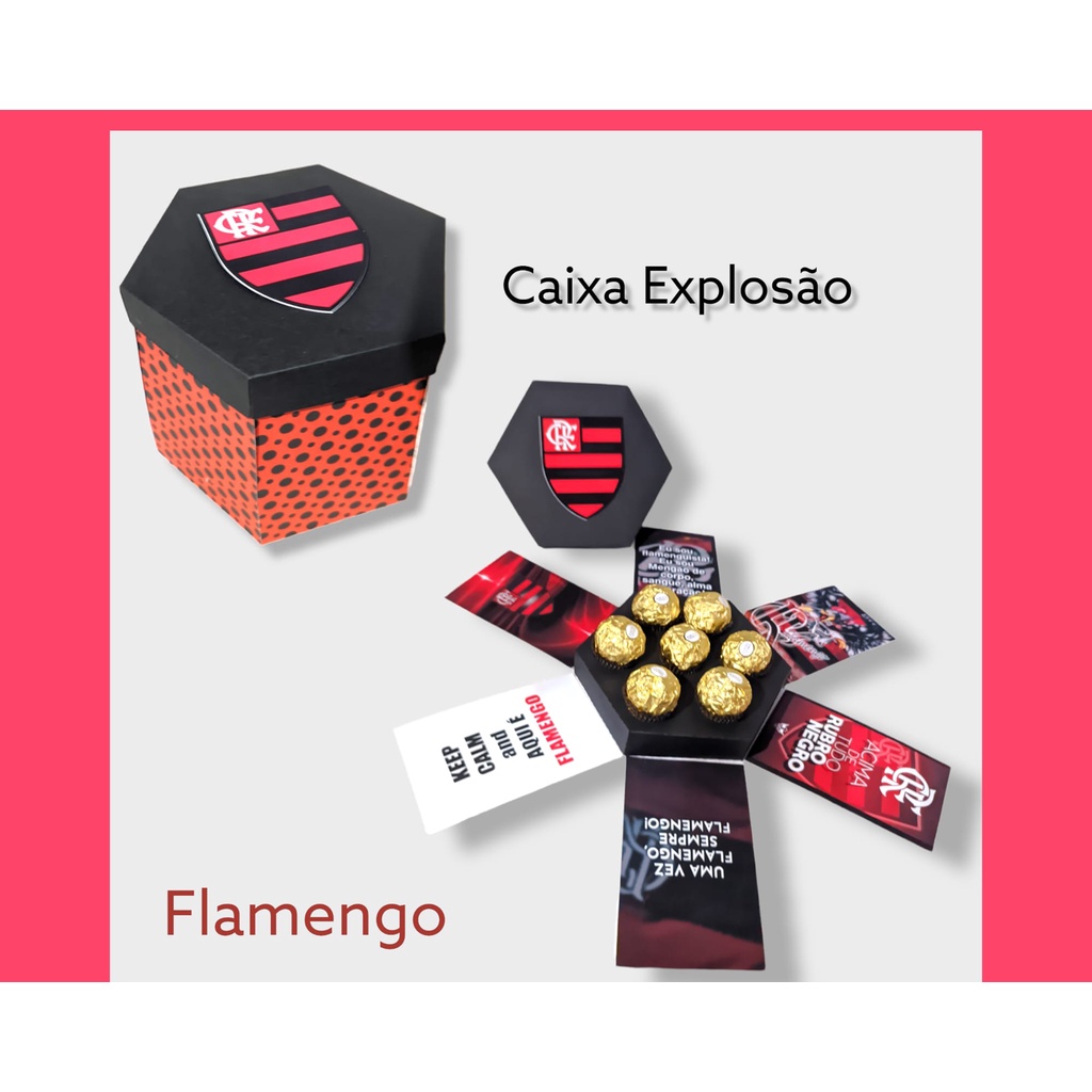 Caixa Explosao Times de Futebol Flamengo Parte 1 - Fazendo a Nossa