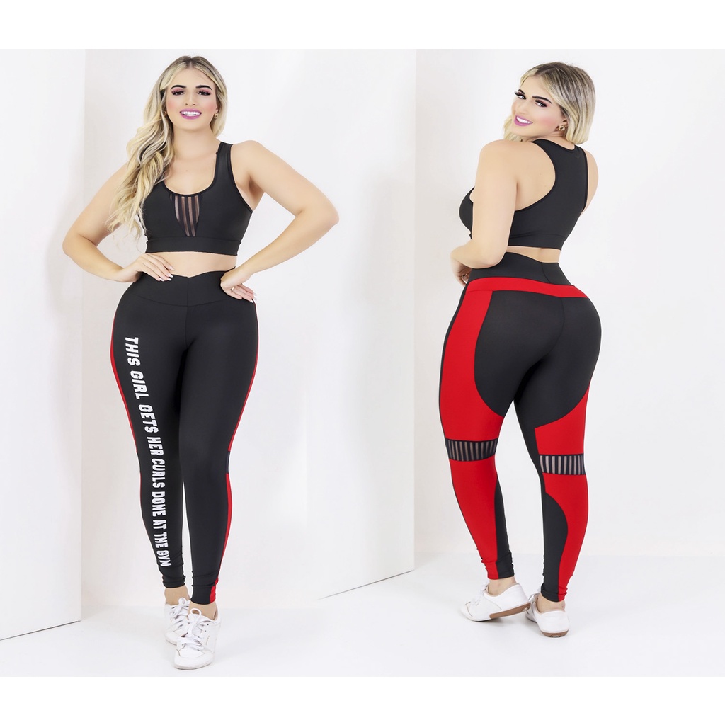 Calça Feminina Legging Academia Cintura Alta Moda Fitness FIT127 - The Start