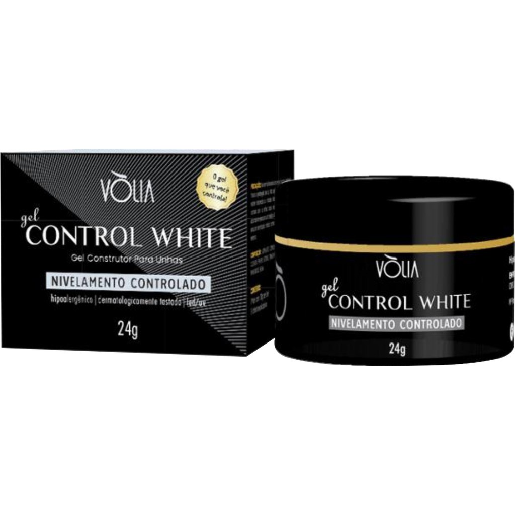 GEL CONTROL WHITE 24G VOLIA NIVELAMENTO CONTROLADO BRANCO PURO DE ALTA