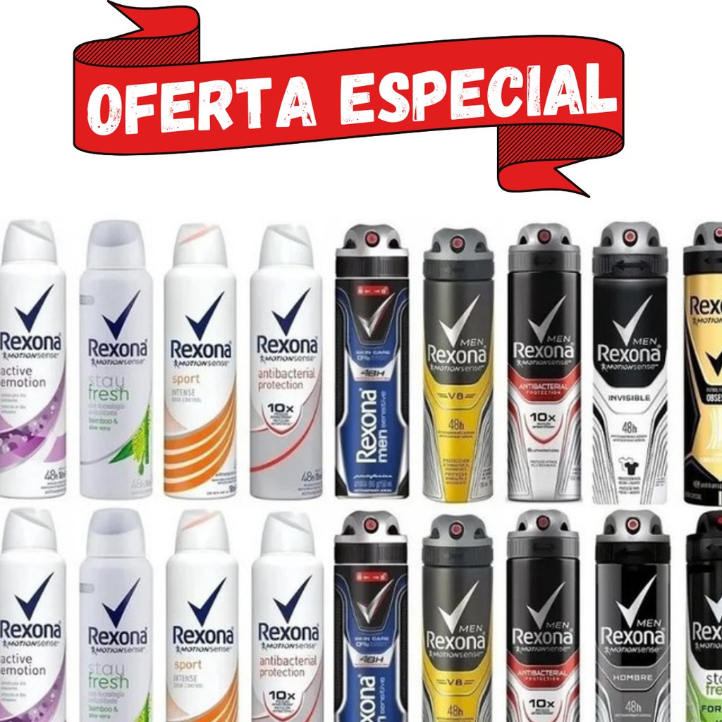 Desodorante Rexona Aerosol Diversas Fragrâncias 150ml | Shopee Brasil