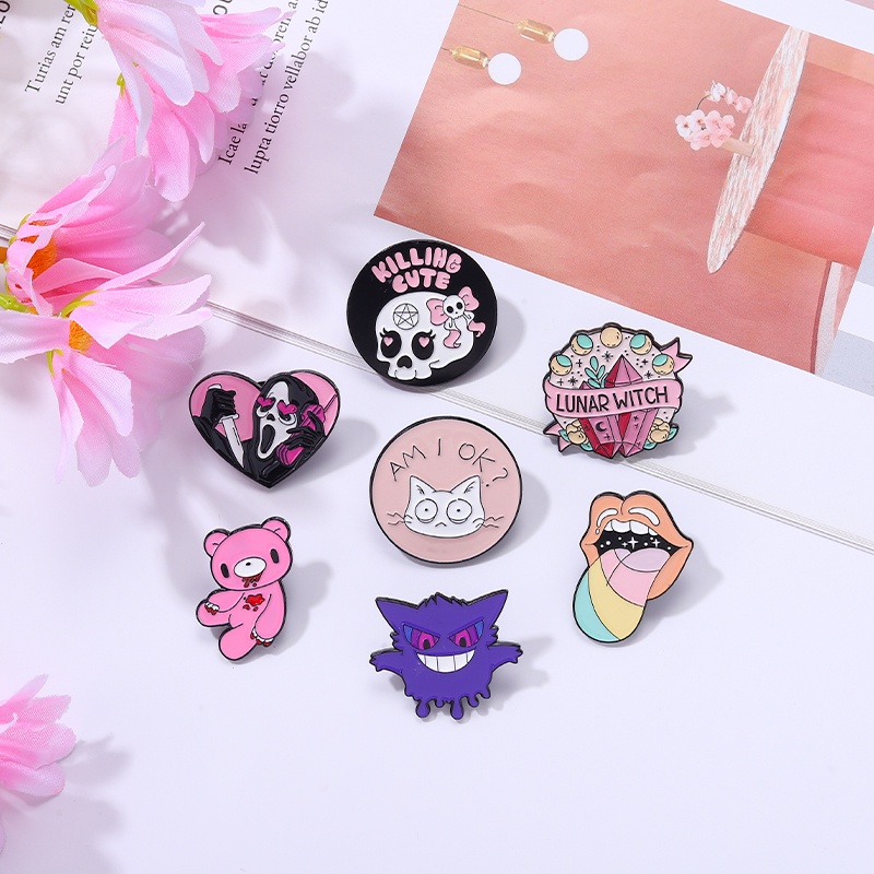 Omori Game Pin Badge Cute Hat Pins Broche Engraçado Presente para