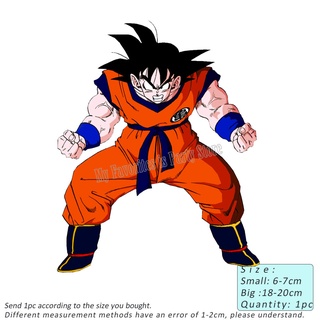 Dragon Ball Ferro em Roupas Adesivo, Son Goku Anime Dos Desenhos Animados,  Hot Transfer Roupas Patches