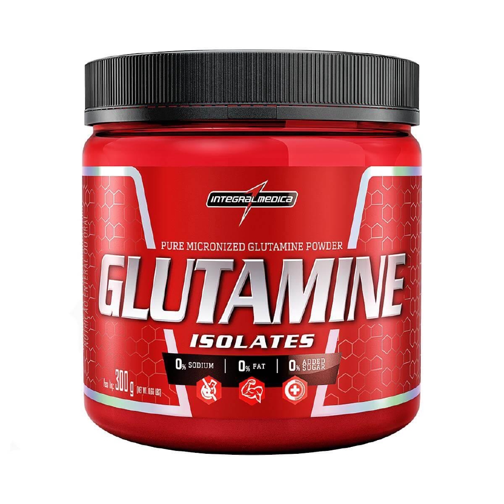 Glutamina Isolates 300g – 150g / Glutamina Natural Integralmedica suplemento para aumentar a imunidade