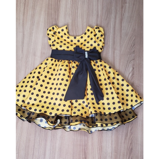 Vestido store infantil abelhinha