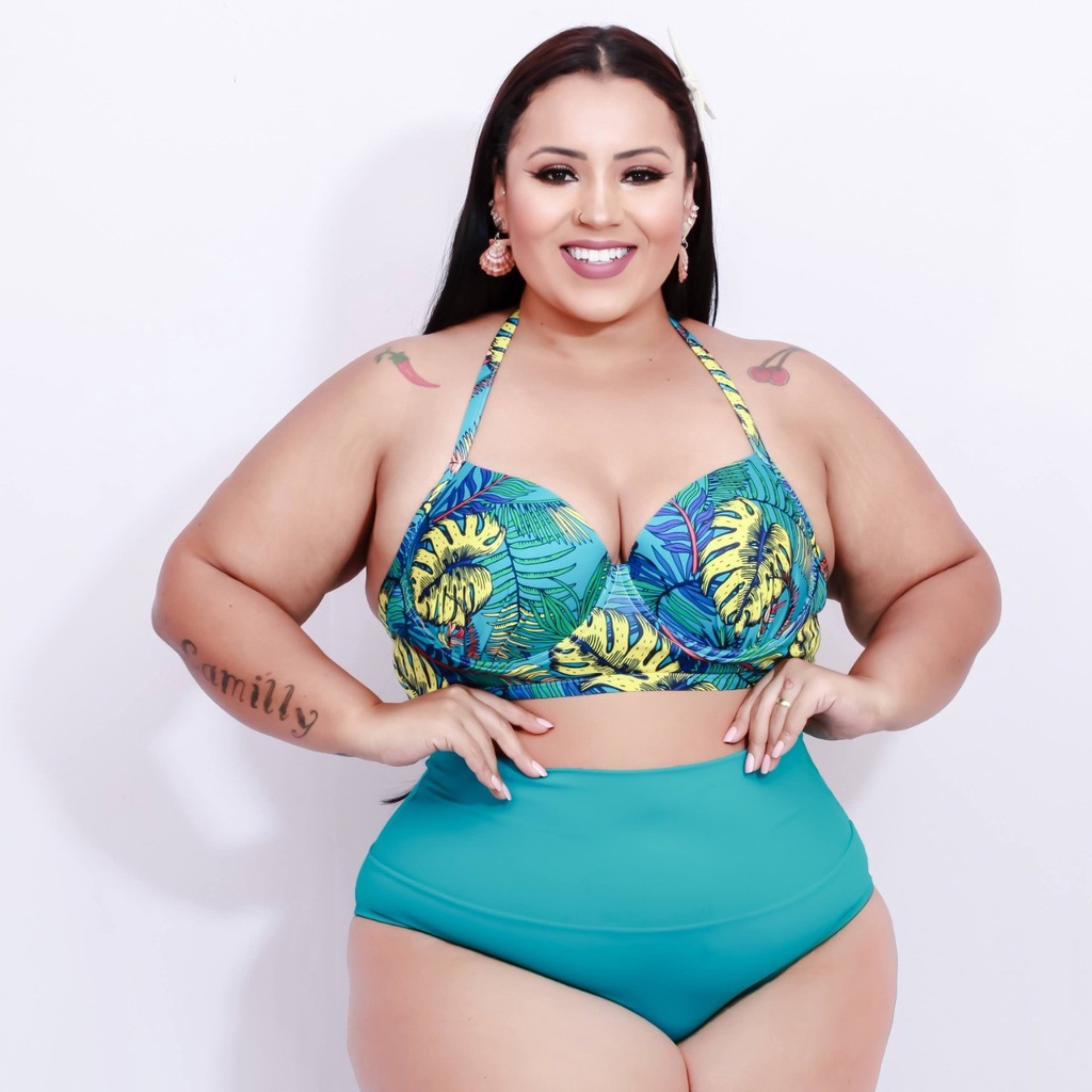 Lingerie Plus Size Sutiã E Calcinha P/ Gordinhas Lindas