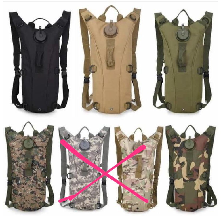 Camelbak Camuflada 3 L Mochila Tática Água Hidratação Refil 9315